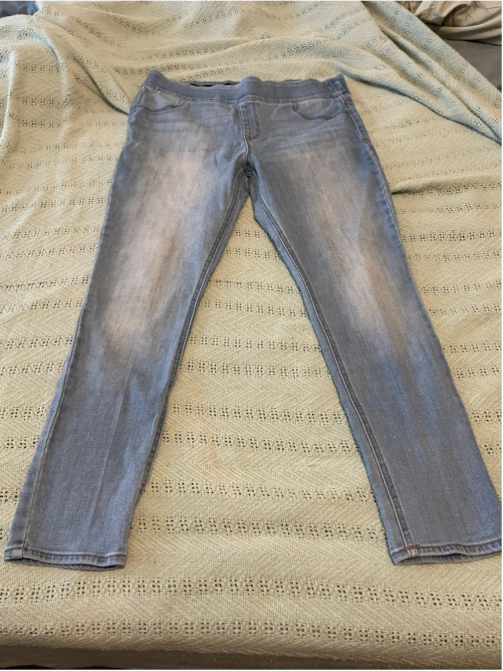 Women's Old Navy Rockstar Super Skinny Jeggings Size 14 Blue